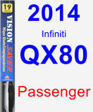 Passenger Wiper Blade for 2014 Infiniti QX80 - Vision Saver