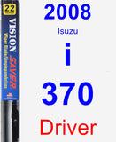 Driver Wiper Blade for 2008 Isuzu i-370 - Vision Saver