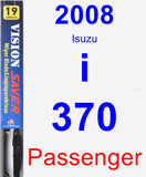 Passenger Wiper Blade for 2008 Isuzu i-370 - Vision Saver