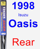 Rear Wiper Blade for 1998 Isuzu Oasis - Vision Saver