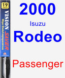 Passenger Wiper Blade for 2000 Isuzu Rodeo - Vision Saver