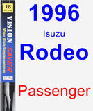 Passenger Wiper Blade for 1996 Isuzu Rodeo - Vision Saver