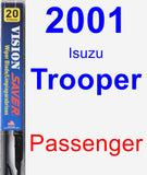 Passenger Wiper Blade for 2001 Isuzu Trooper - Vision Saver