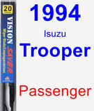 Passenger Wiper Blade for 1994 Isuzu Trooper - Vision Saver