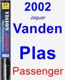 Passenger Wiper Blade for 2002 Jaguar Vanden Plas - Vision Saver