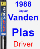 Driver Wiper Blade for 1988 Jaguar Vanden Plas - Vision Saver