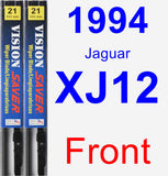 Front Wiper Blade Pack for 1994 Jaguar XJ12 - Vision Saver