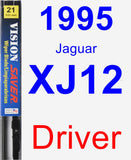 Driver Wiper Blade for 1995 Jaguar XJ12 - Vision Saver