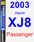 Passenger Wiper Blade for 2003 Jaguar XJ8 - Vision Saver