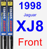 Front Wiper Blade Pack for 1998 Jaguar XJ8 - Vision Saver