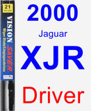 Driver Wiper Blade for 2000 Jaguar XJR - Vision Saver