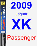 Passenger Wiper Blade for 2009 Jaguar XK - Vision Saver