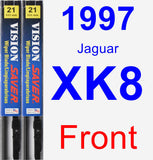 Front Wiper Blade Pack for 1997 Jaguar XK8 - Vision Saver