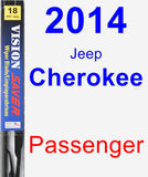 Passenger Wiper Blade for 2014 Jeep Cherokee - Vision Saver