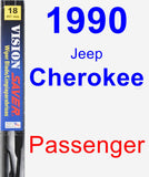 Passenger Wiper Blade for 1990 Jeep Cherokee - Vision Saver