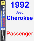 Passenger Wiper Blade for 1992 Jeep Cherokee - Vision Saver