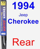 Rear Wiper Blade for 1994 Jeep Cherokee - Vision Saver