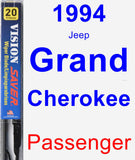 Passenger Wiper Blade for 1994 Jeep Grand Cherokee - Vision Saver