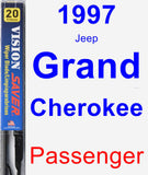 Passenger Wiper Blade for 1997 Jeep Grand Cherokee - Vision Saver