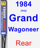 Rear Wiper Blade for 1984 Jeep Grand Wagoneer - Vision Saver