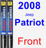 Front Wiper Blade Pack for 2008 Jeep Patriot - Vision Saver