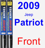 Front Wiper Blade Pack for 2009 Jeep Patriot - Vision Saver