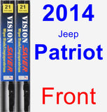 Front Wiper Blade Pack for 2014 Jeep Patriot - Vision Saver