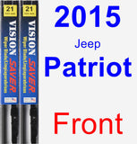 Front Wiper Blade Pack for 2015 Jeep Patriot - Vision Saver