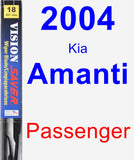 Passenger Wiper Blade for 2004 Kia Amanti - Vision Saver