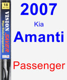 Passenger Wiper Blade for 2007 Kia Amanti - Vision Saver