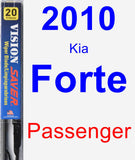 Passenger Wiper Blade for 2010 Kia Forte - Vision Saver