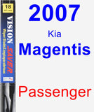 Passenger Wiper Blade for 2007 Kia Magentis - Vision Saver