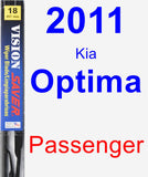 Passenger Wiper Blade for 2011 Kia Optima - Vision Saver