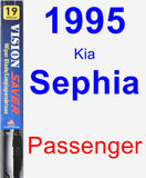 Passenger Wiper Blade for 1995 Kia Sephia - Vision Saver