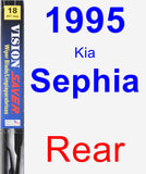 Rear Wiper Blade for 1995 Kia Sephia - Vision Saver