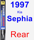 Rear Wiper Blade for 1997 Kia Sephia - Vision Saver