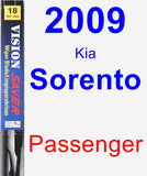 Passenger Wiper Blade for 2009 Kia Sorento - Vision Saver