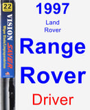 Driver Wiper Blade for 1997 Land Rover Range Rover - Vision Saver