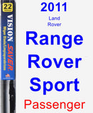 Passenger Wiper Blade for 2011 Land Rover Range Rover Sport - Vision Saver