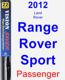 Passenger Wiper Blade for 2012 Land Rover Range Rover Sport - Vision Saver