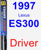 Driver Wiper Blade for 1997 Lexus ES300 - Vision Saver