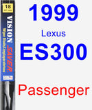 Passenger Wiper Blade for 1999 Lexus ES300 - Vision Saver