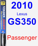 Passenger Wiper Blade for 2010 Lexus GS350 - Vision Saver