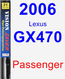 Passenger Wiper Blade for 2006 Lexus GX470 - Vision Saver