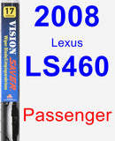 Passenger Wiper Blade for 2008 Lexus LS460 - Vision Saver