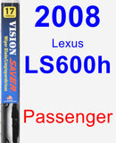 Passenger Wiper Blade for 2008 Lexus LS600h - Vision Saver