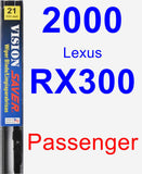 Passenger Wiper Blade for 2000 Lexus RX300 - Vision Saver