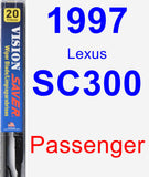 Passenger Wiper Blade for 1997 Lexus SC300 - Vision Saver