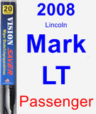 Passenger Wiper Blade for 2008 Lincoln Mark LT - Vision Saver