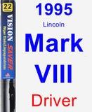 Driver Wiper Blade for 1995 Lincoln Mark VIII - Vision Saver